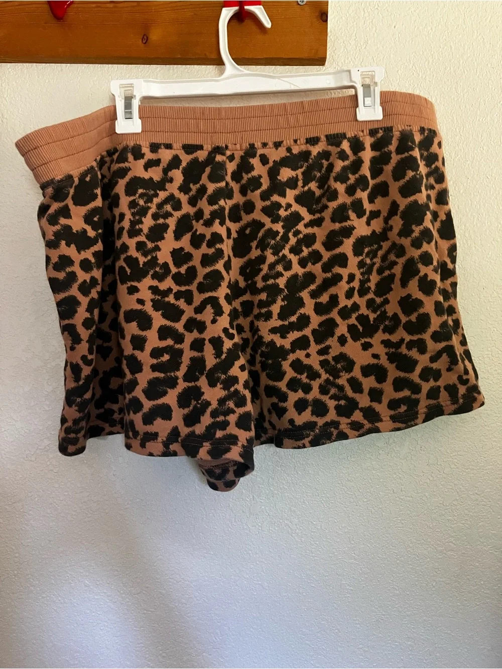 Aerie Leopard Print Comfy Shorts Size XL